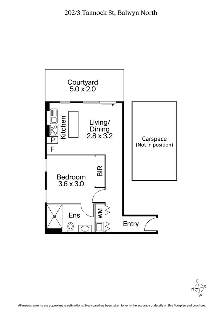Floorplan of Homely apartment listing, 202/3 Tannock Street, Balwyn North VIC 3104