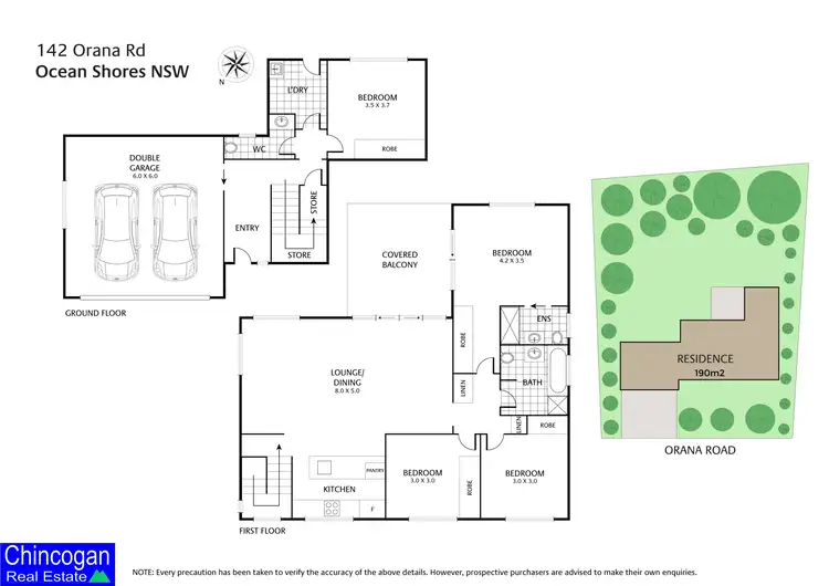 Floorplan of Homely house listing, 142 Orana Road, Ocean Shores NSW 2483