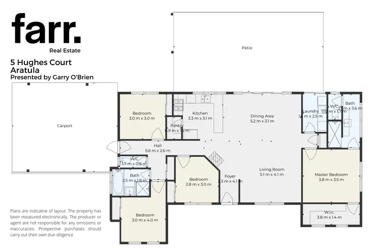 Floorplan of Homely house listing, 5 Hughes Court, Aratula QLD 4309