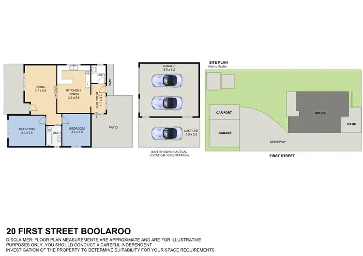 Floorplan of Homely house listing, 20 First Street, Boolaroo NSW 2284