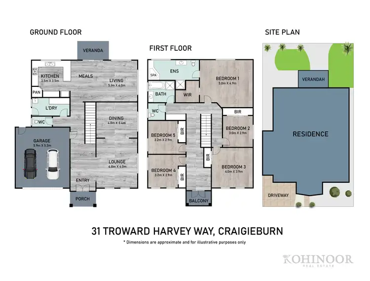 Floorplan of Homely house listing, 31 Troward Harvey Way, Craigieburn VIC 3064