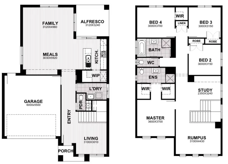 Floorplan of Homely house listing, Lot 542 Ridgeway Street, Rowville VIC 3178