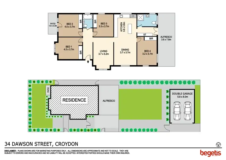 Floorplan of Homely house listing, 34 Dawson Street, Croydon NSW 2132