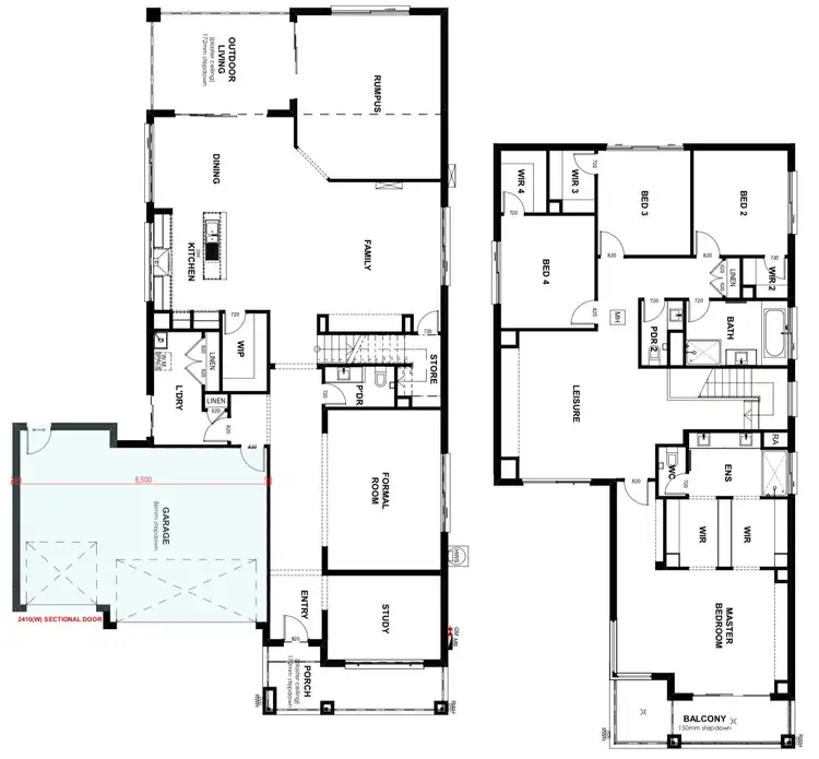 Floorplan of Homely house listing, Lot 534 Ridgeway Street, Rowville VIC 3178
