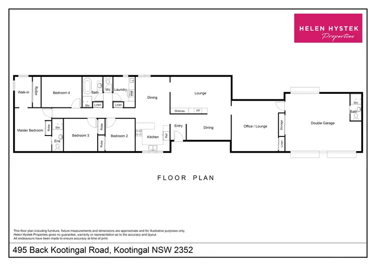 Floorplan of Homely rural property listing, 495 Back Kootingal Road, Nemingha NSW 2340