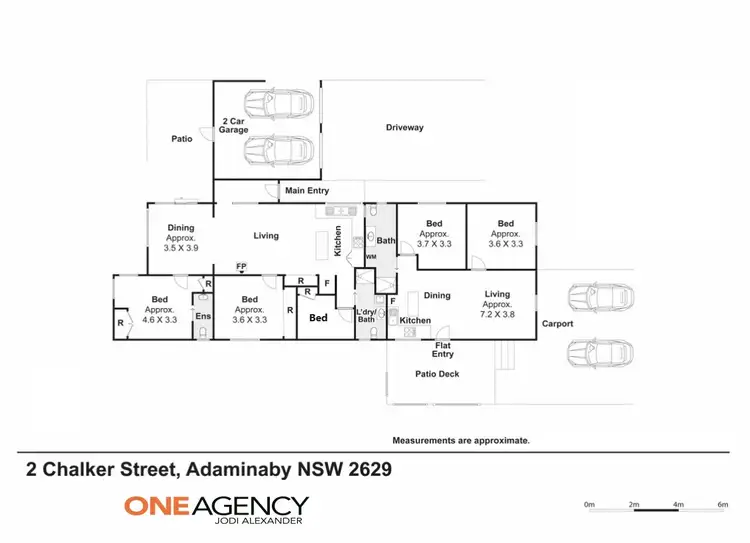 Floorplan of Homely block of units listing, 2 Chalker Street, Adaminaby NSW 2629