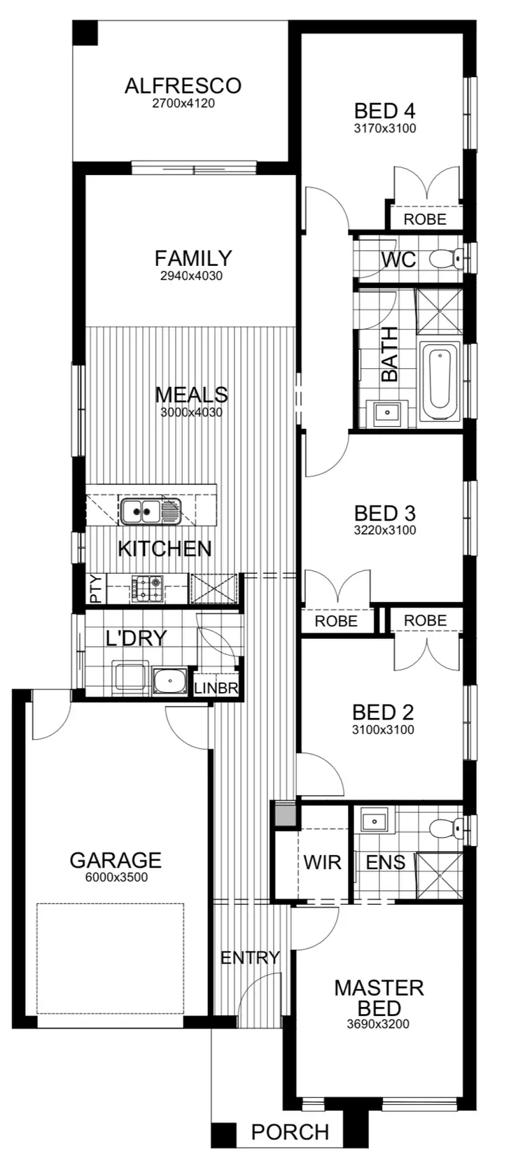 Floorplan of Homely house listing, Lot 30 Kenmore Way, Clyde North VIC 3978