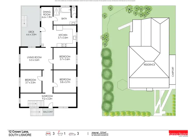 Floorplan of Homely house listing, 12 Crown Lane, South Lismore NSW 2480