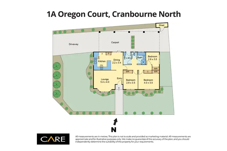 Floorplan of Homely house listing, 1A Oregon Court, Cranbourne North VIC 3977