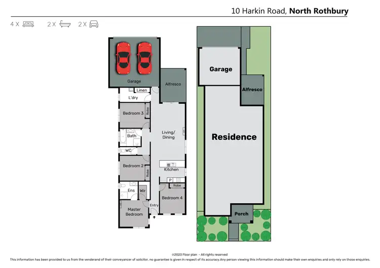 Floorplan of Homely house listing, 10 Harkin Road, North Rothbury NSW 2335
