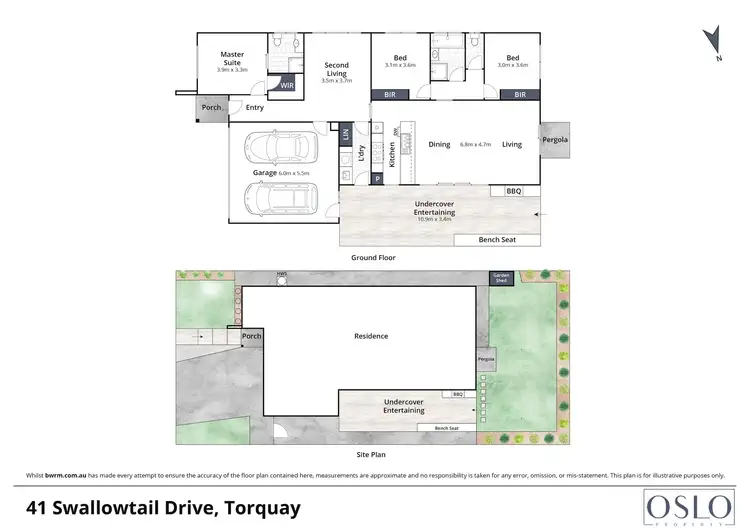 Floorplan of Homely house listing, 41 Swallowtail Drive, Torquay VIC 3228