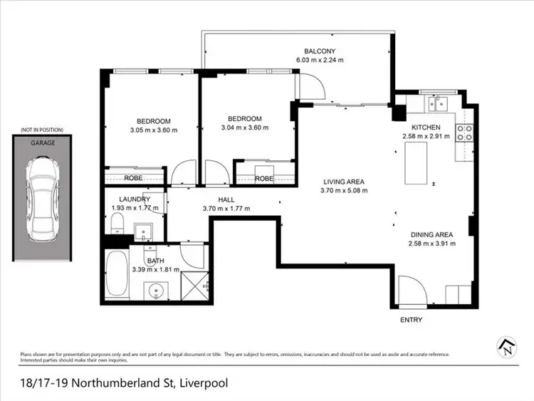 Floorplan of Homely apartment listing, 18/17 Northumberland Street, Liverpool NSW 2170