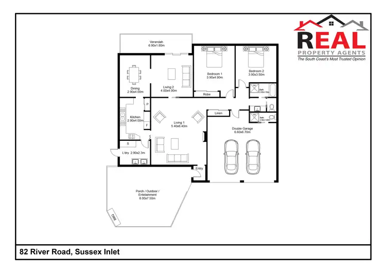 Floorplan of Homely house listing, 82 River Road, Sussex Inlet NSW 2540