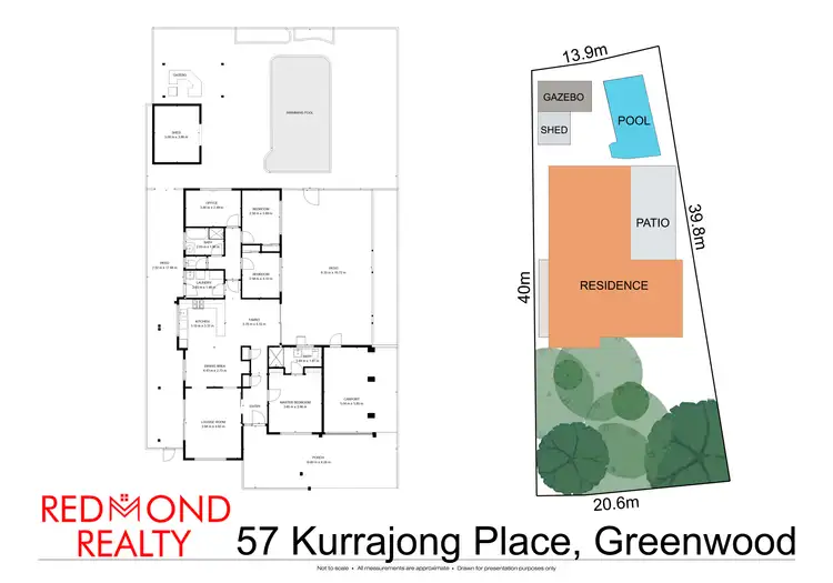 Floorplan of Homely house listing, 57 Kurrajong Place, Greenwood WA 6024