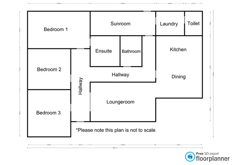 Floorplan of Homely house listing, 24 Church Street, Nhill VIC 3418