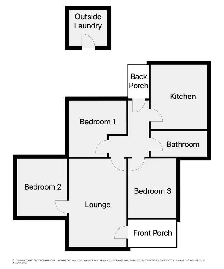 Floorplan of Homely house listing, 11 MOLYNEAUX STREET, Warracknabeal VIC 3393