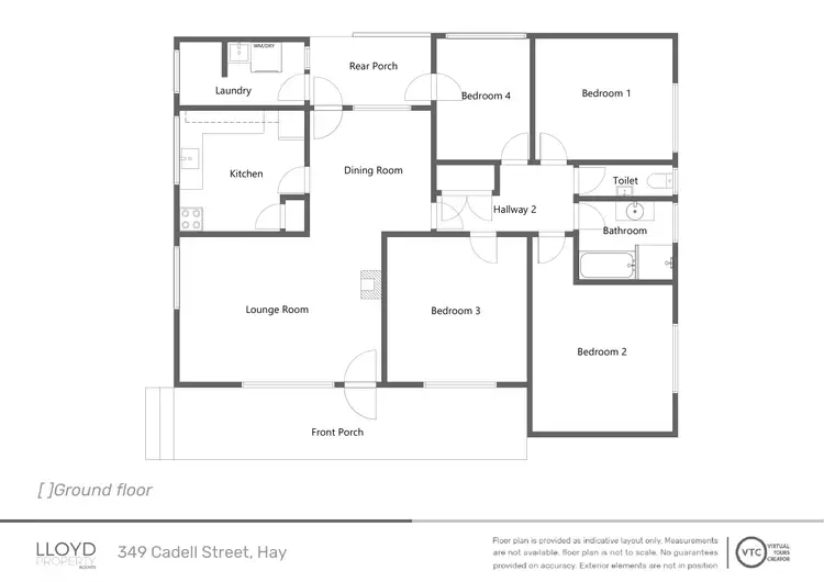 Floorplan of Homely house listing, 349 CADELL STREET, Hay NSW 2711