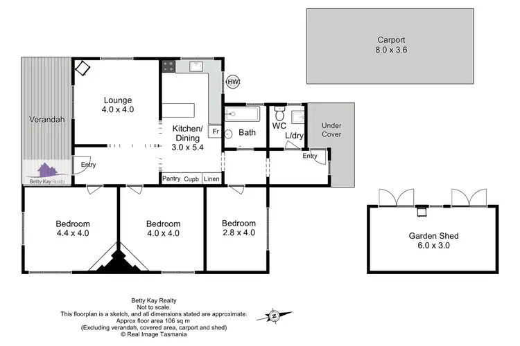 Floorplan of Homely house listing, 16 David Street, Smithton TAS 7330