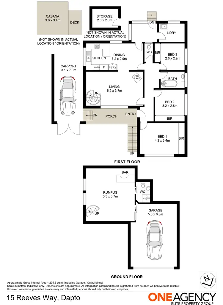 Floorplan of Homely house listing, 15 Reeves Way, Dapto NSW 2530