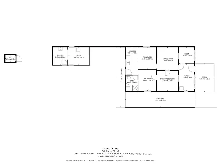 Floorplan of Homely house listing, 102 Richardson Street, Boulder WA 6432