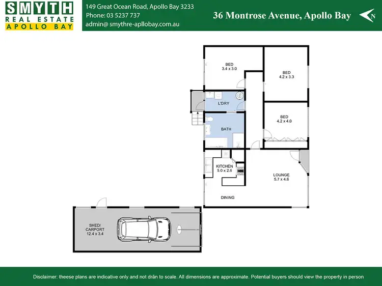 Floorplan of Homely house listing, 36 Montrose Avenue, Apollo Bay VIC 3233