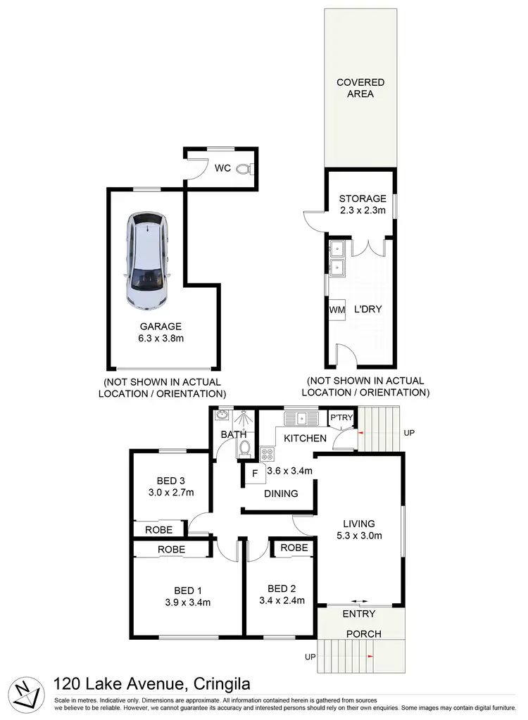 Floorplan of Homely house listing, 120 Lake Avenue, Cringila NSW 2502
