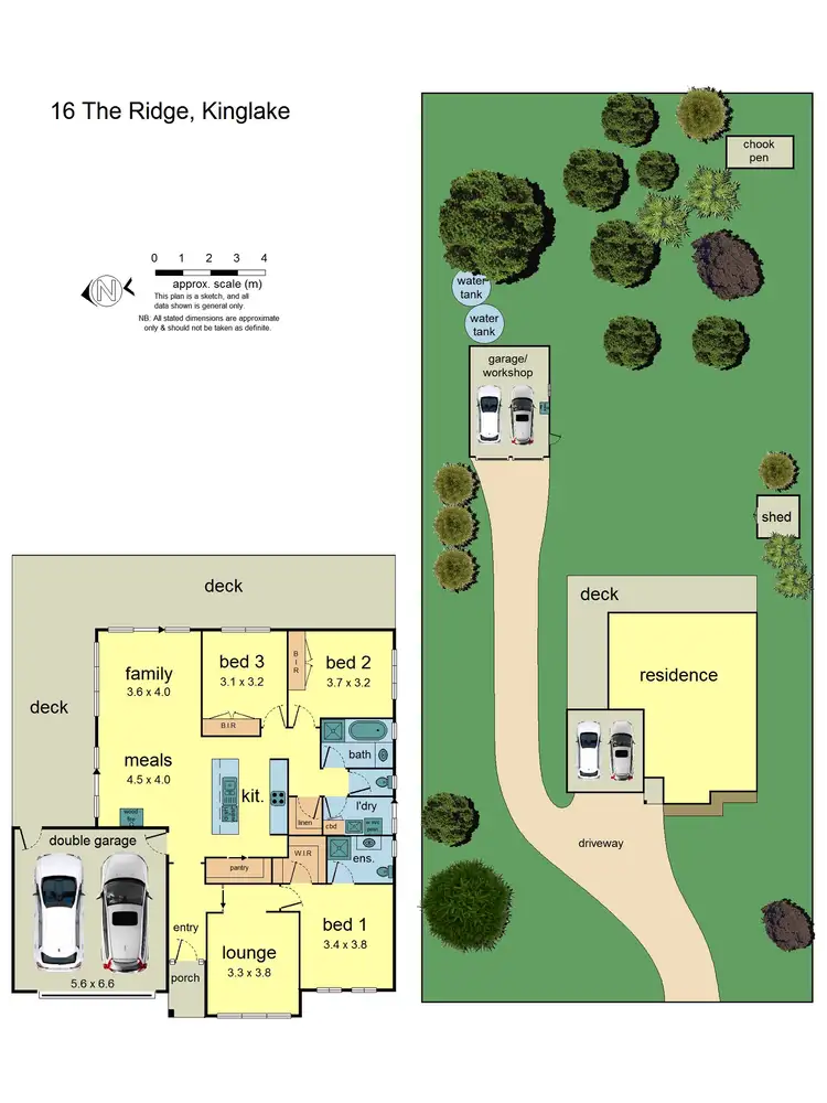 Floorplan of Homely house listing, 16 The Ridge, Kinglake VIC 3763