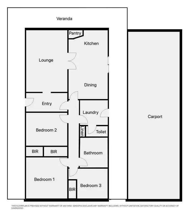 Floorplan of Homely house listing, 3 BURMA AVENUE, Warracknabeal VIC 3393