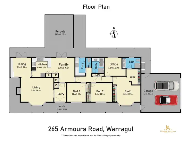 Floorplan of Homely rural property listing, 265 Armours Road, Warragul VIC 3820