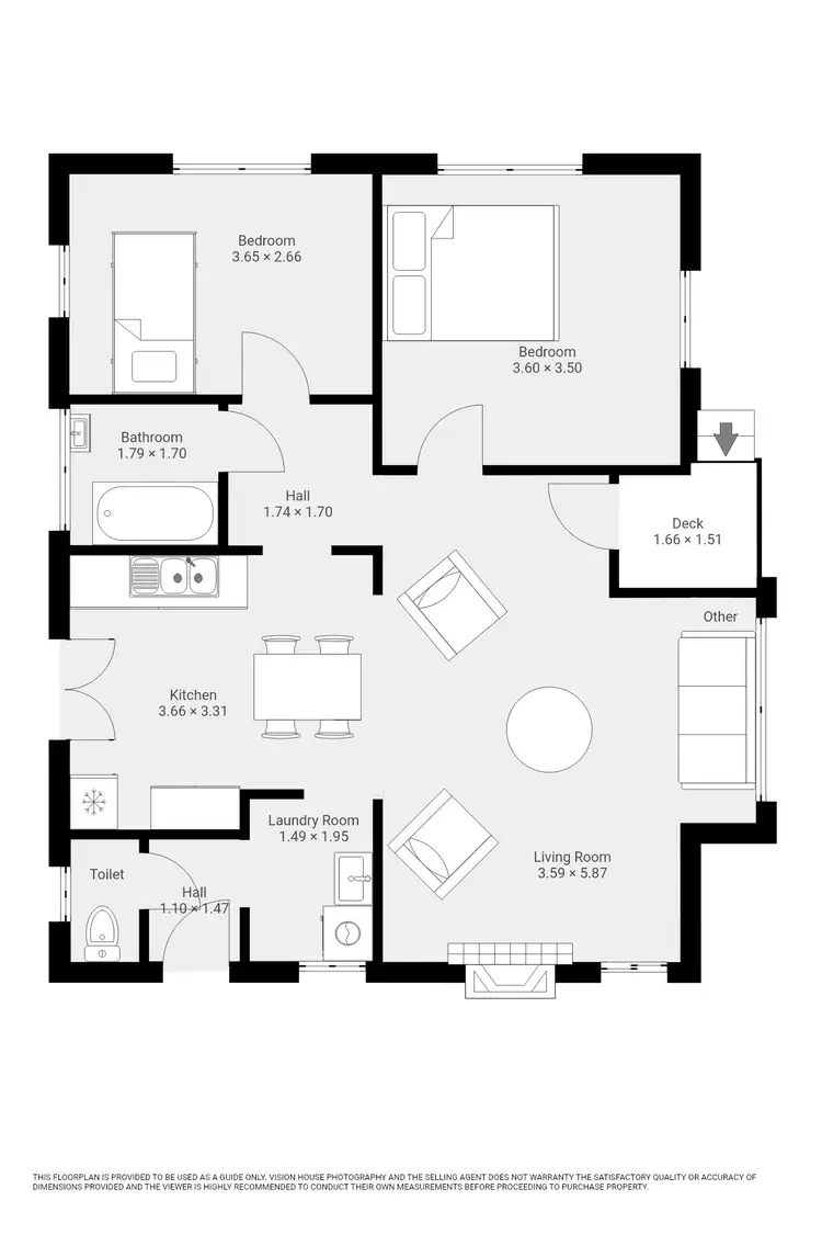 Floorplan of Homely house listing, 7 Smith Street, Merbein VIC 3505
