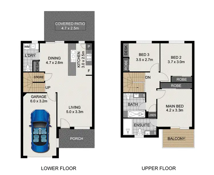Floorplan of Homely townhouse listing, Address available on request
