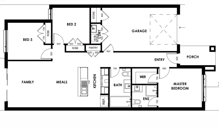 Floorplan of Homely house listing, Address available on request