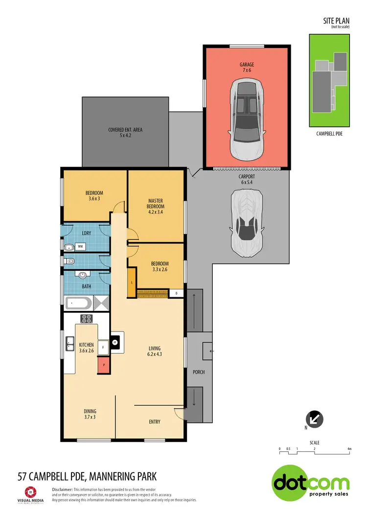 Floorplan of Homely house listing, 57 Campbell Parade, Mannering Park NSW 2259