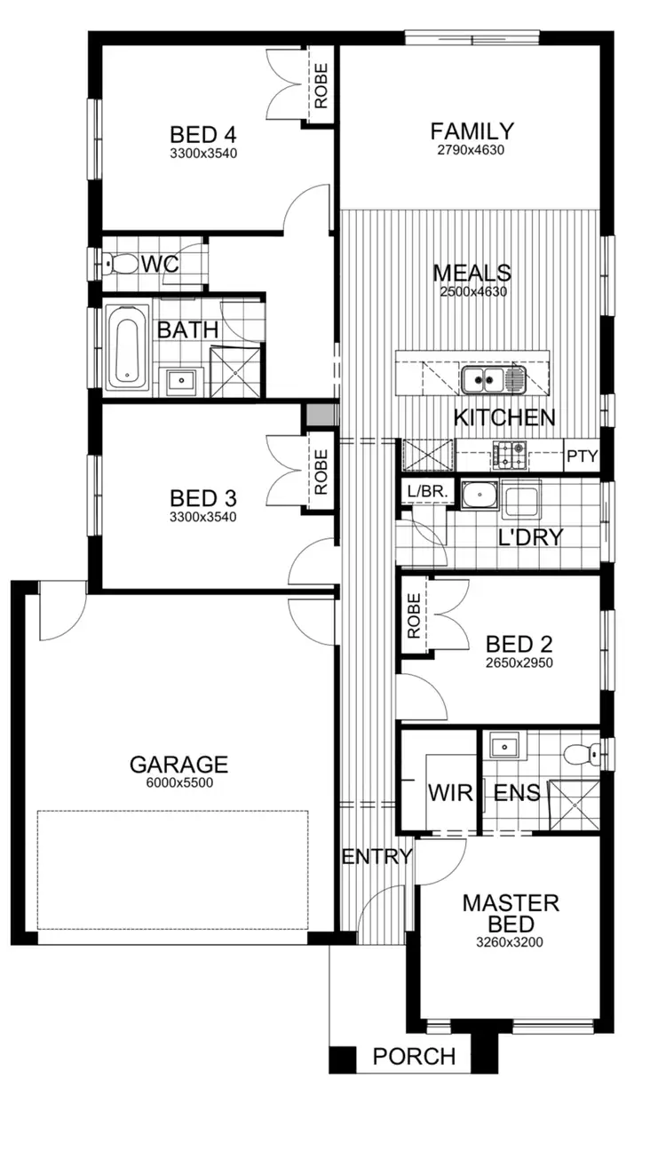 Floorplan of Homely house listing, Lot 136 Comice road, Cranbourne East VIC 3977