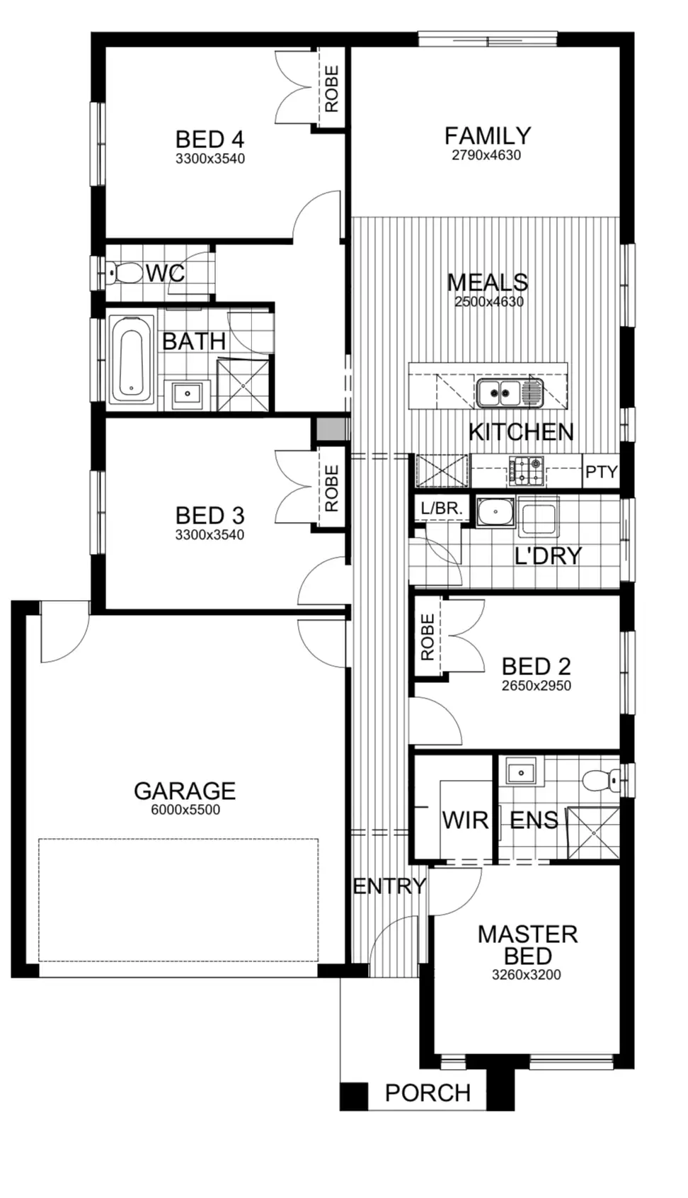 Floorplan of Homely house listing, Lot 136 Comice road, Cranbourne East VIC 3977