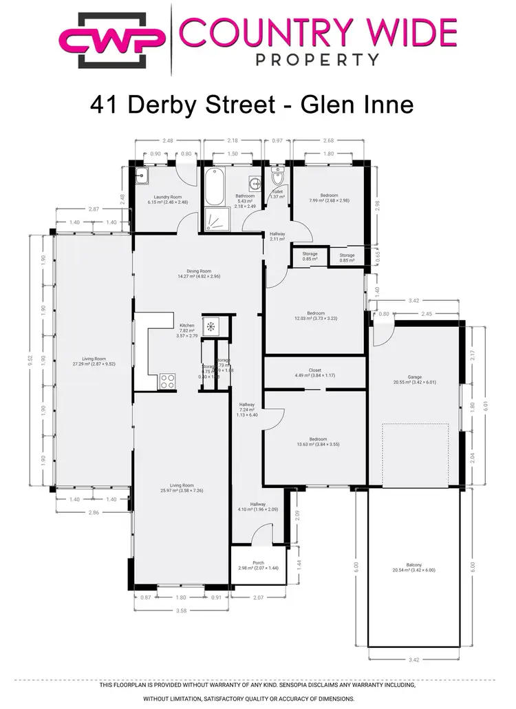 Floorplan of Homely house listing, 41 Derby Street, Glen Innes NSW 2370