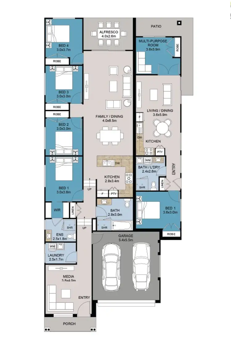 Floorplan of Homely house listing, 71 Burton Drive, Tahmoor NSW 2573
