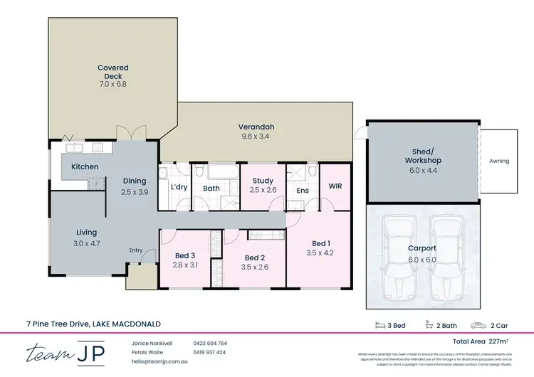 Floorplan of Homely house listing, 7 Pine Tree Drive, Lake Macdonald QLD 4563