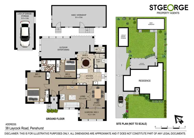 Floorplan of Homely house listing, 38 Laycock Road, Penshurst NSW 2222