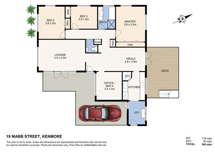 Floorplan of Homely house listing, 19 Mabb Street, Kenmore QLD 4069