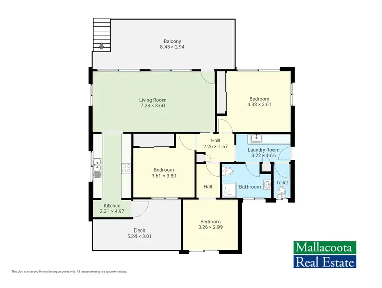 Floorplan of Homely house listing, 63 Vista Drive, Mallacoota VIC 3892
