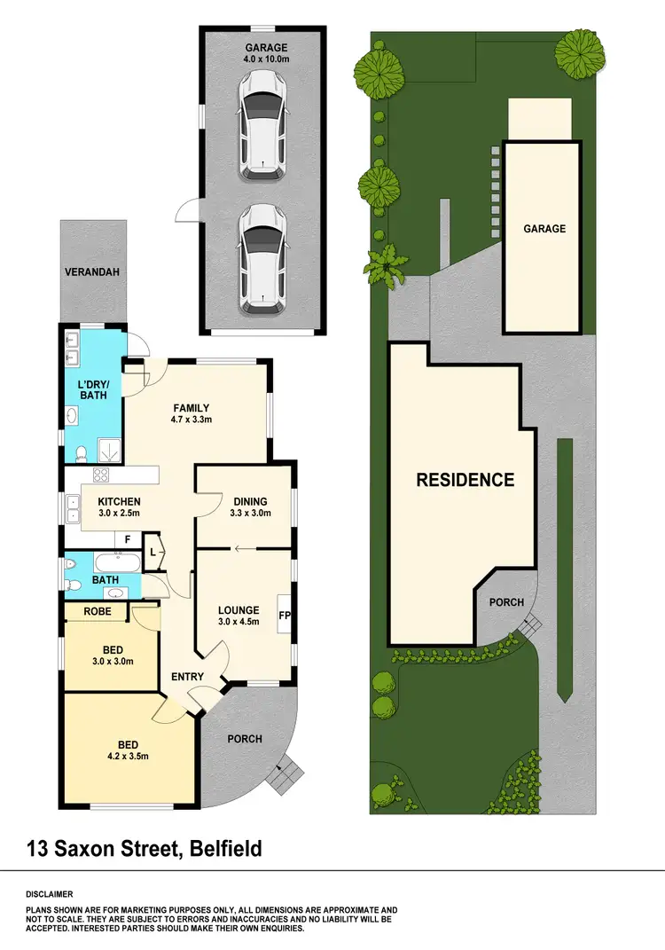 Floorplan of Homely house listing, 13 Saxon street, Belfield NSW 2191