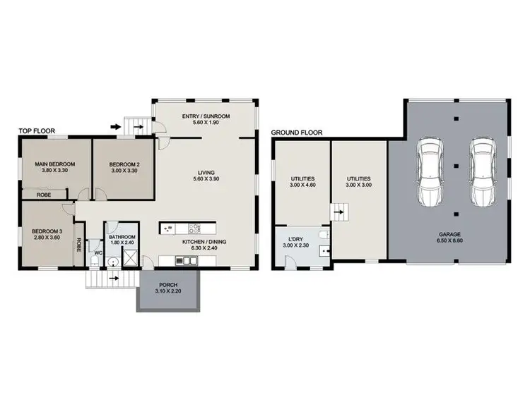 Floorplan of Homely house listing, 6 Caroline Street, Riverview QLD 4303