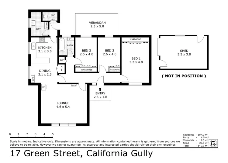 Floorplan of Homely house listing, 17 Green Street, California Gully VIC 3556