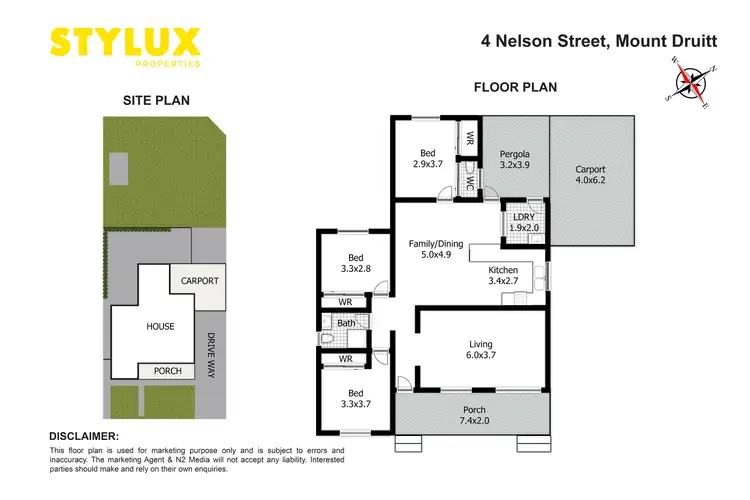 Floorplan of Homely house listing, 4 Nelson Street, Mount Druitt NSW 2770