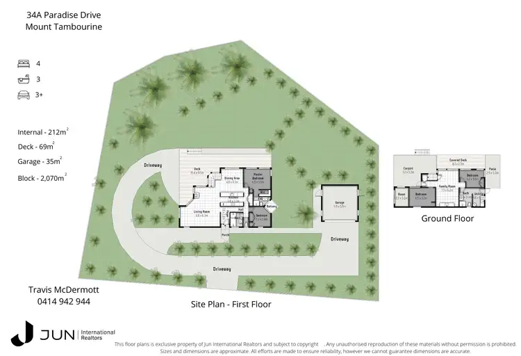 Floorplan of Homely house listing, 34A Paradise Drive, Tamborine Mountain QLD 4272