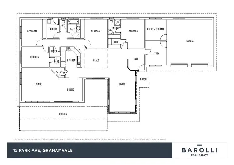 Floorplan of Homely house listing, 15 Park Avenue, Grahamvale VIC 3631