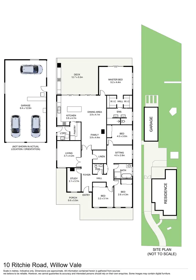 Floorplan of Homely house listing, 10 Ritchie Road, Willow Vale NSW 2575