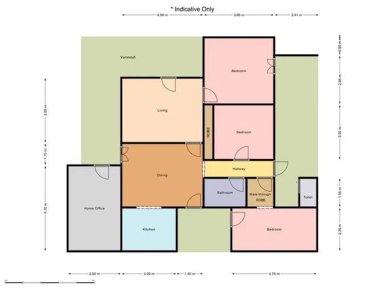 Floorplan of Homely rural property listing, 990 Upper Lansdowne Road, Upper Lansdowne NSW 2430