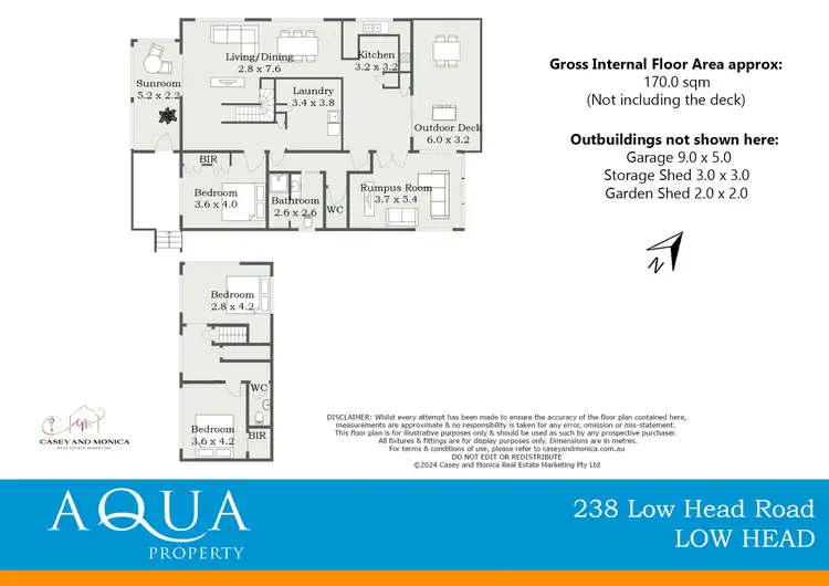 Floorplan of Homely house listing, 238 Low Head Road, Low Head TAS 7253